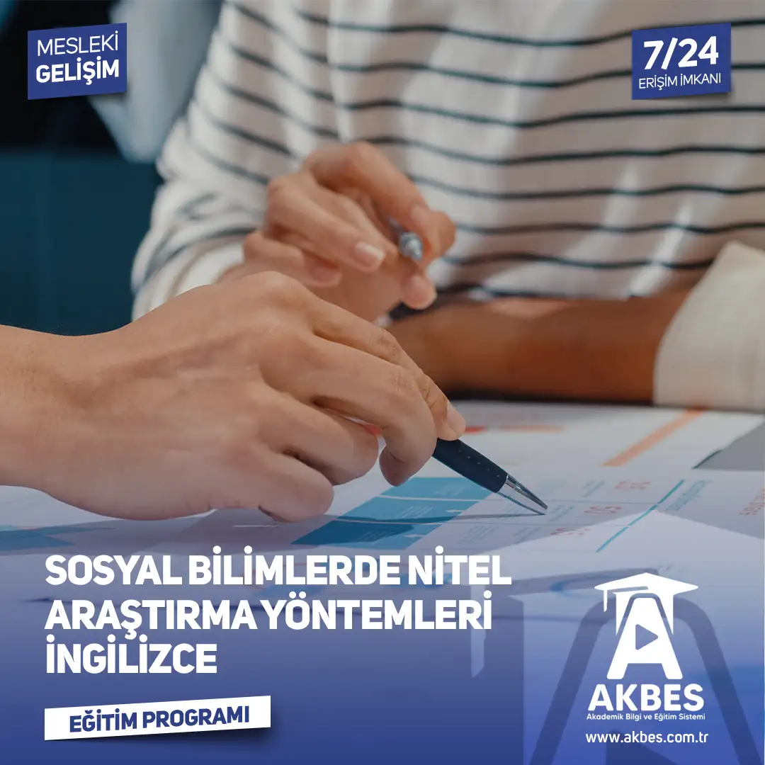 Sosyal Bilimlerde Nitel Araştırma Yöntemleri Eğitim Programı - İngilizce