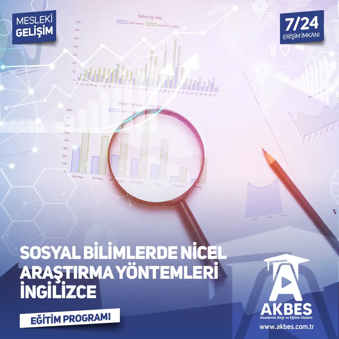 Sosyal Bilimlerde Nicel Araştırma Yöntemleri Eğitim Programı - İngilizce