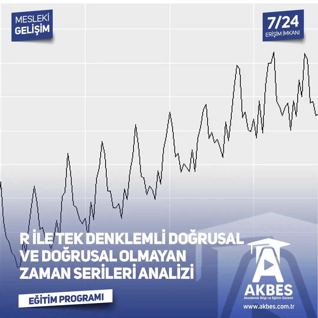 R ile Tek Denklemli Doğrusal ve Doğrusal Olmayan Zaman Serileri Analizi Eğitim Programı