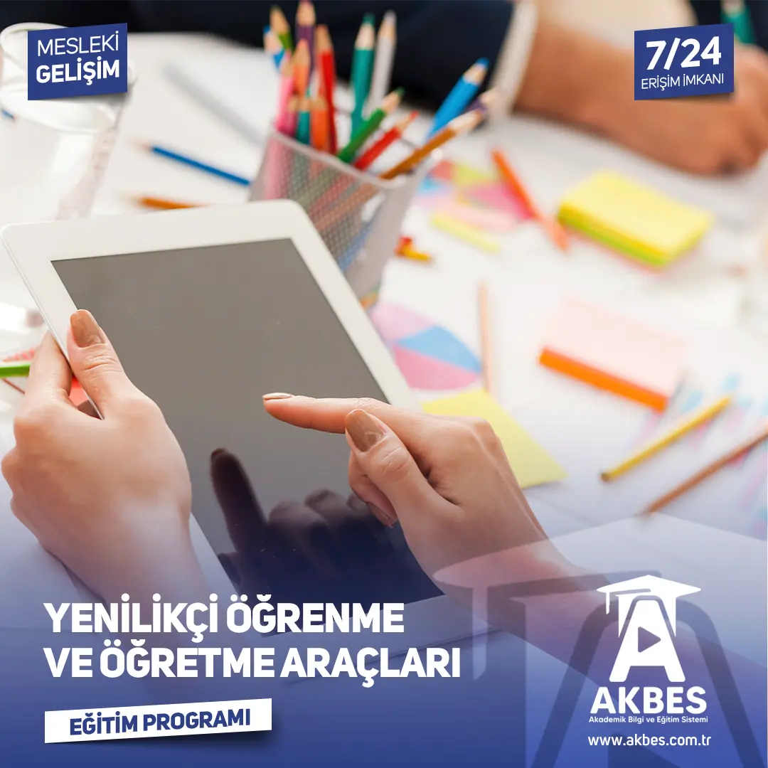 Yenilikçi Öğrenme ve Öğretme Araçları Eğitimi ile modern eğitim yöntemlerini, dijital araçları ve etkileşimli öğrenme tasarımlarını keşfederek sınıflarınızı geleceğe taşıyın!